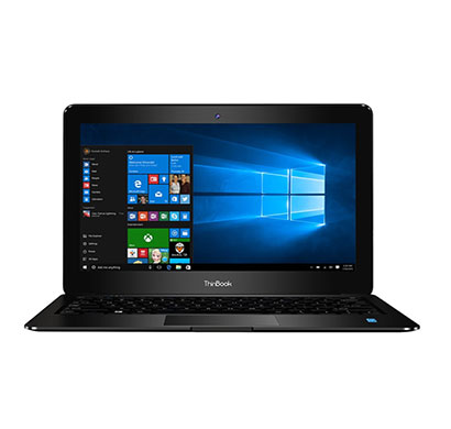 rdp thinbook 1430b laptop ( intel quaod core x5-z8300/ 7th gen/ 2gb ram/ 32gb storage/ windows 10 home / 14.1 inch screen/ 10000mah battrey),black